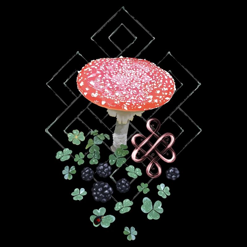 Lucky Toadstool Clover
