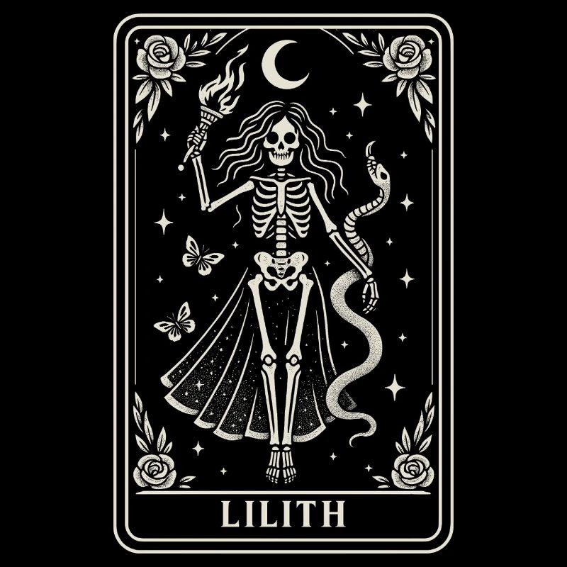 Lilith Skeleton Goddess Moonlight