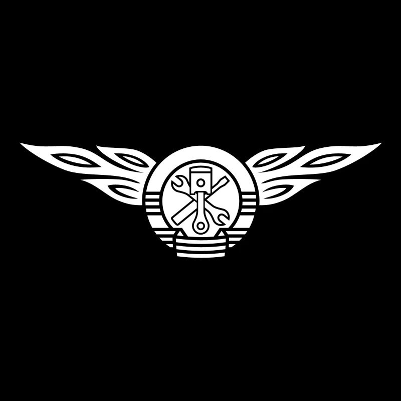 Car flames crest 1c