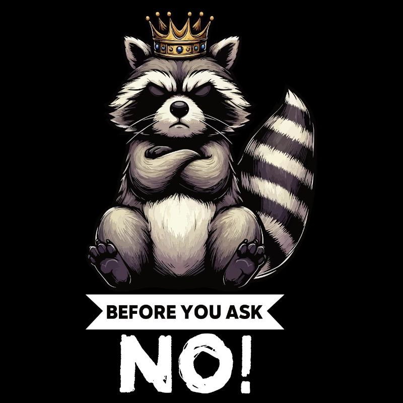 Before You Ask Waschbär Waschbären Waschbärhalter