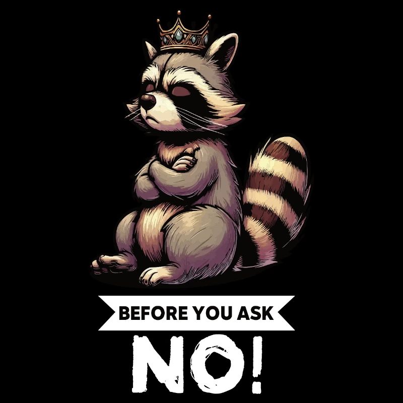Before You Ask Waschbär Waschbären Waschbärhalter