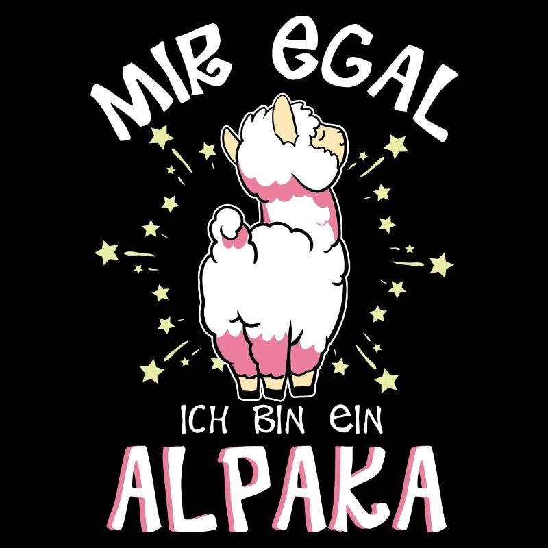 Mir egal. Ich bin ein Alpaka