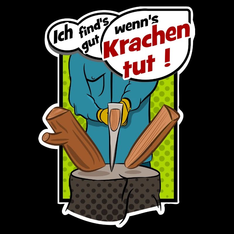 Holz hacken Axt Geschenk Idee