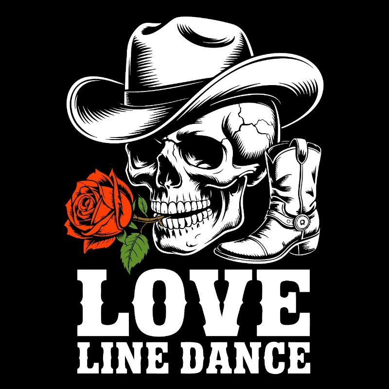 Totenkopf Line-Dance Rose