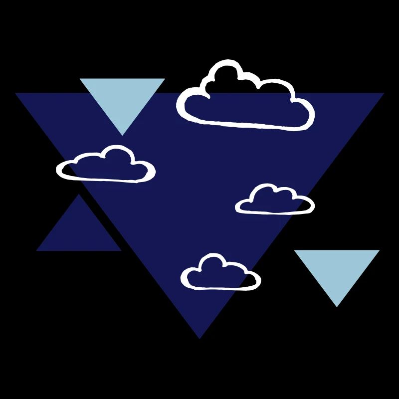 Clouds - printing inks freely selectable