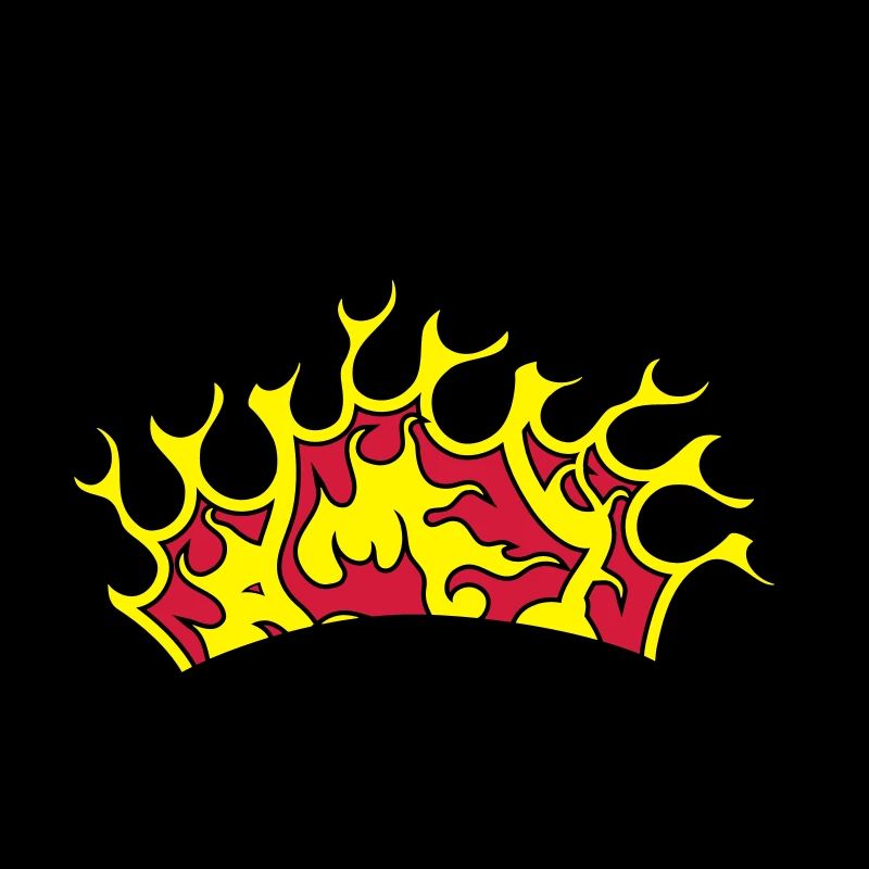 Fire flames crown