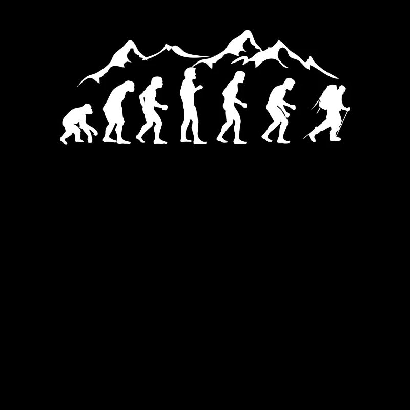 Human evolution mountaineering