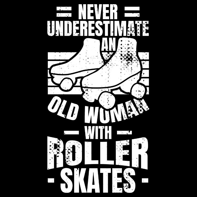 Never underestimate old roller skater