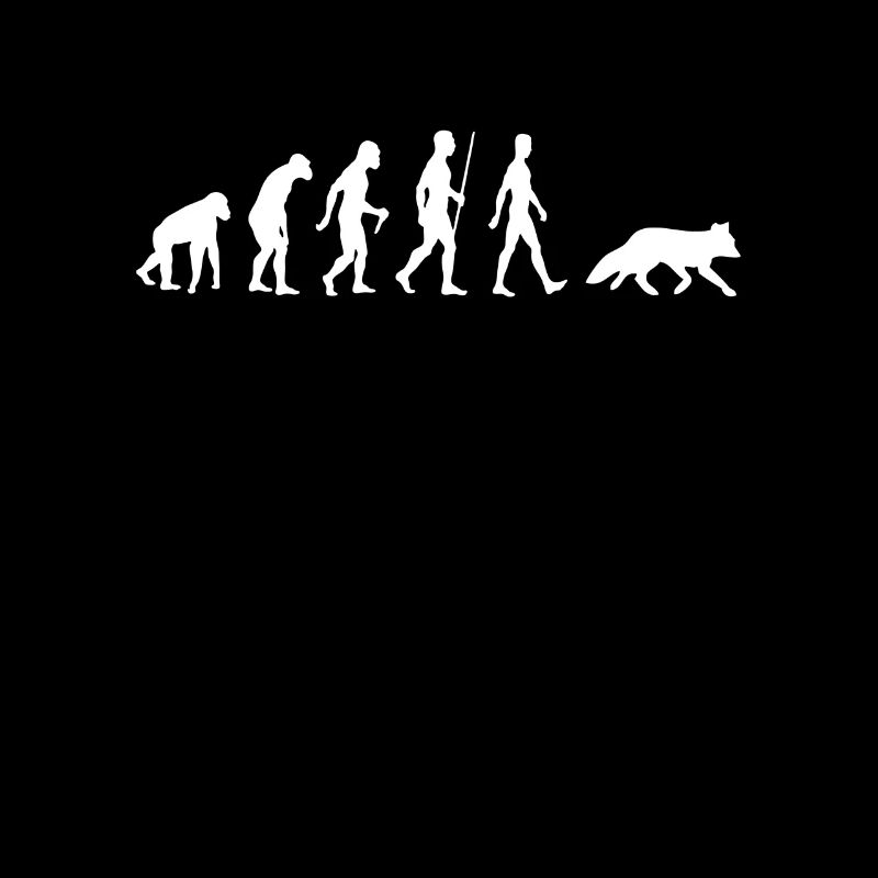 Fuchs Evolution Geschenk Tier Füchsin Rotfuchs