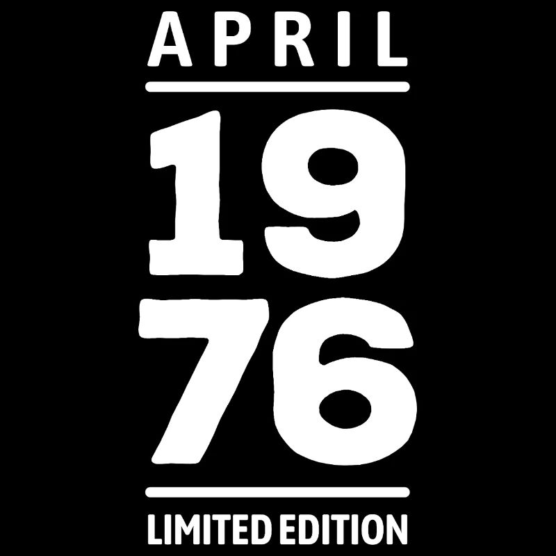 Limited Edition April 1976 Geburtstag Geschenk