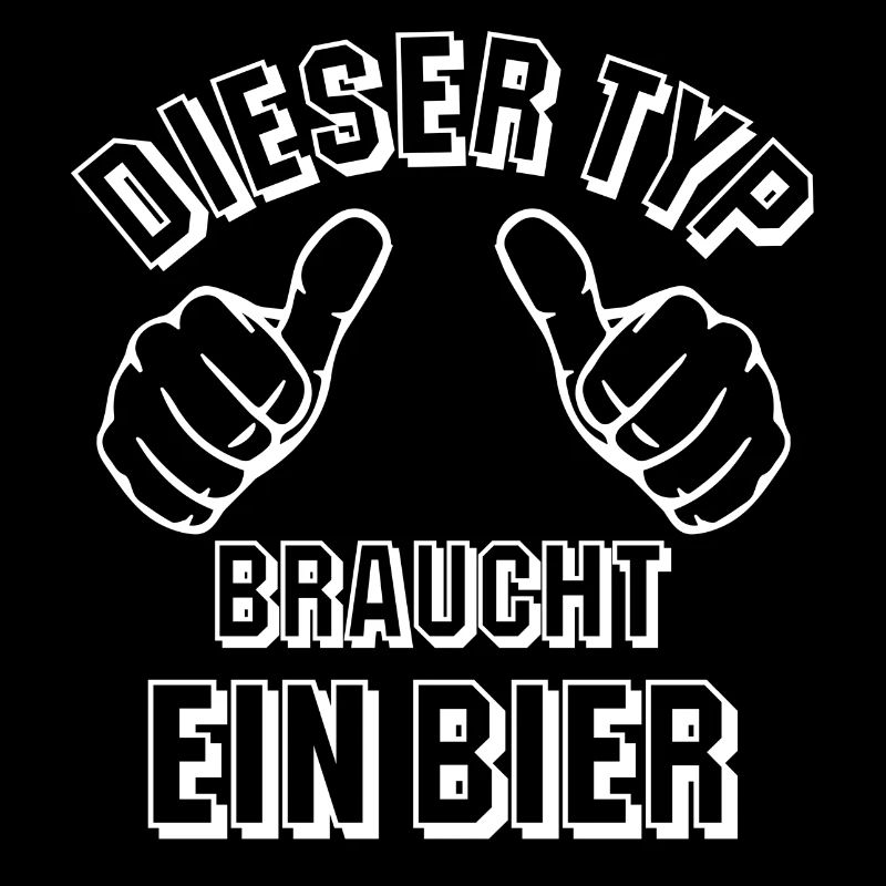 Dieser Typ braucht ein Bier