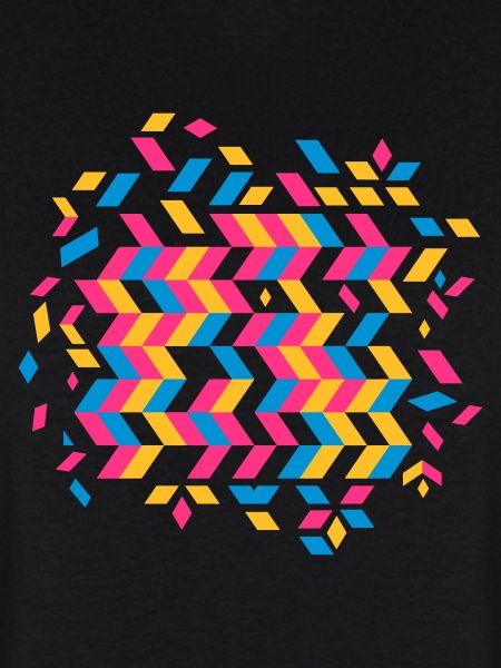 A herringbone pattern