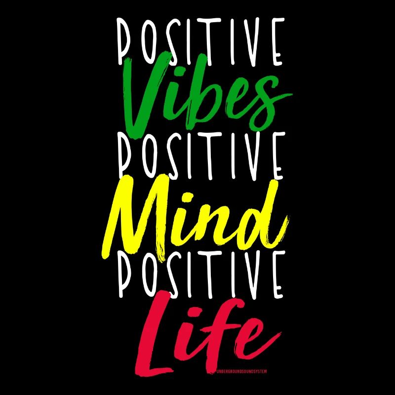 Positive Vibes Mindset Motif