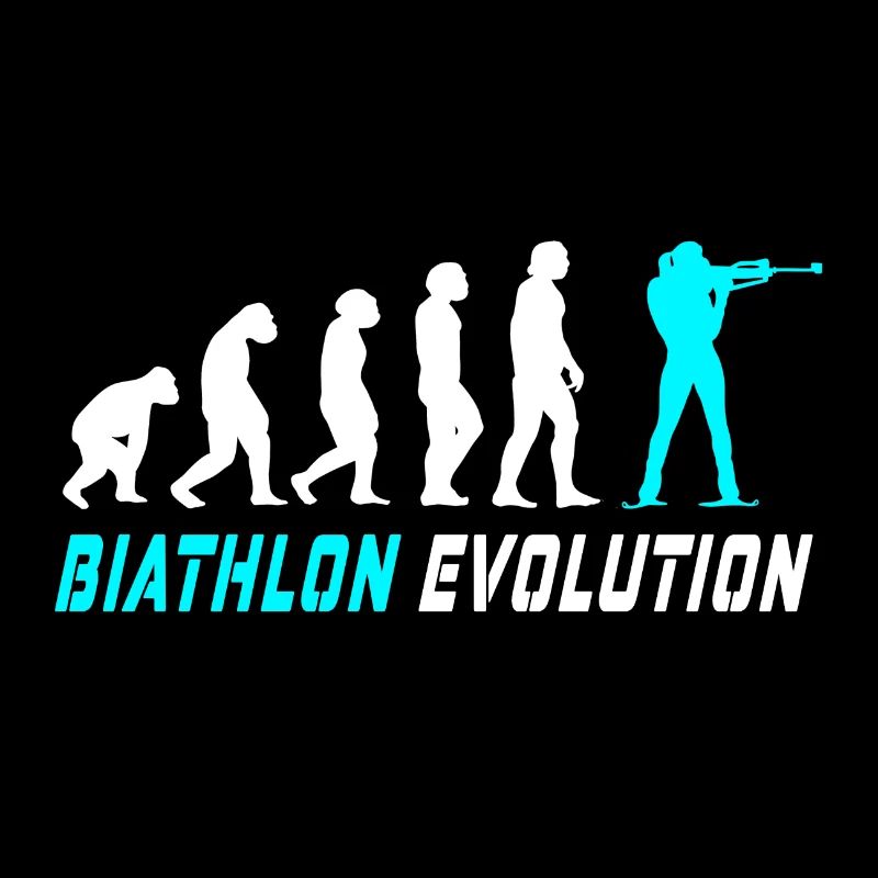 Conception / idée cadeau Evolution biathlon