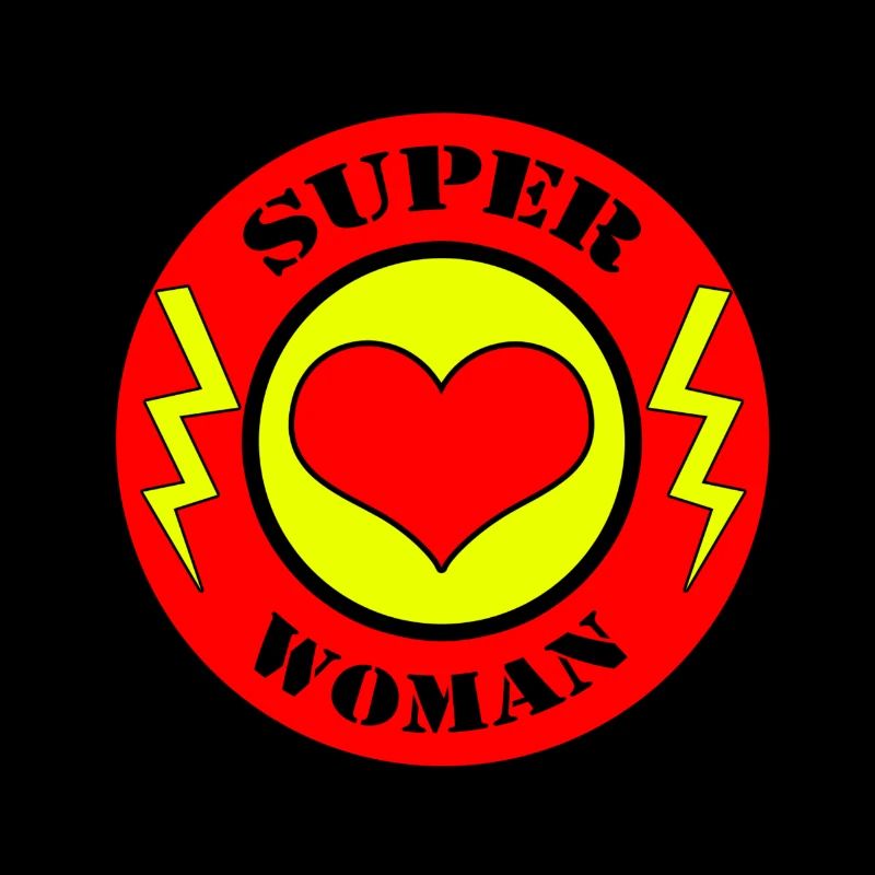 SUPER WOMAN Blitz Super Mama Muttertag Geschenk