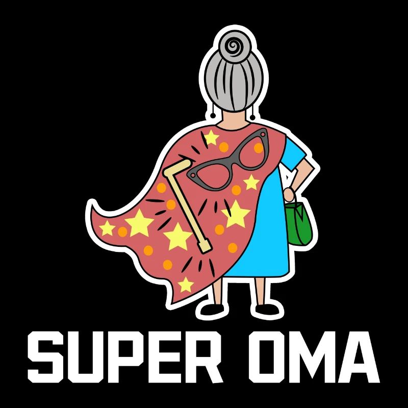 Superoma Brille Großmama Oma Statement Großmutter