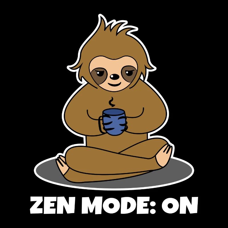 Coffee Drinker Sloth Coffee Cup Coffee Saying