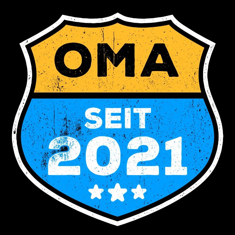 Seniorin Oma Großmutter Statement Ruhestand