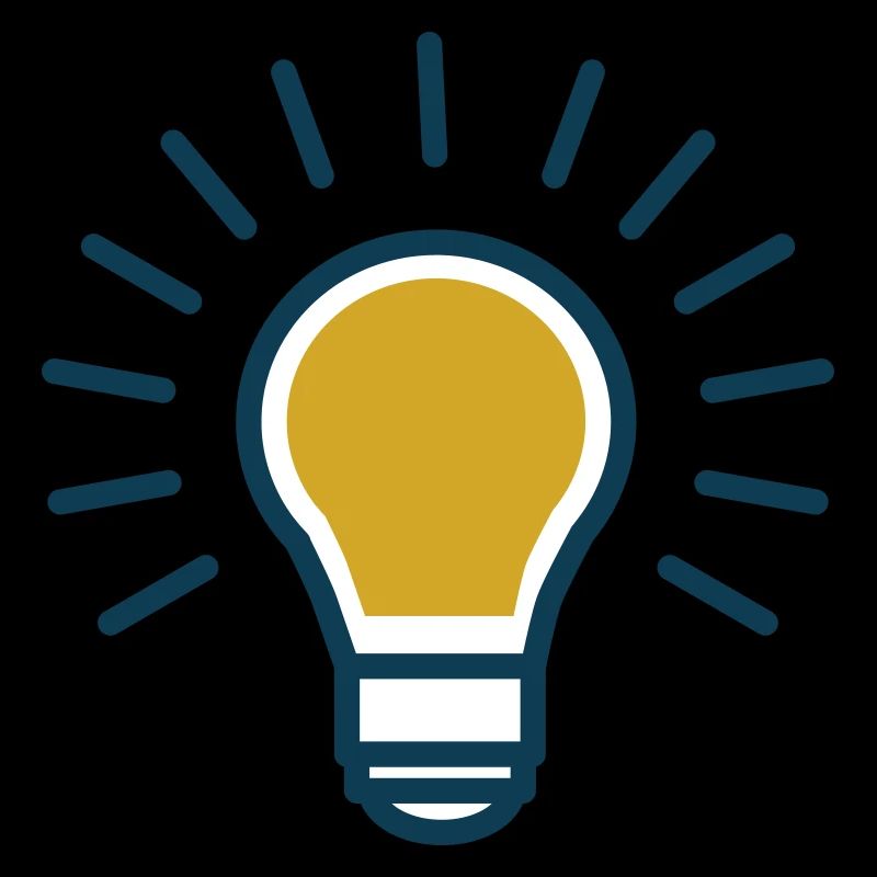 Idea light bulb (Vectorgraphic)