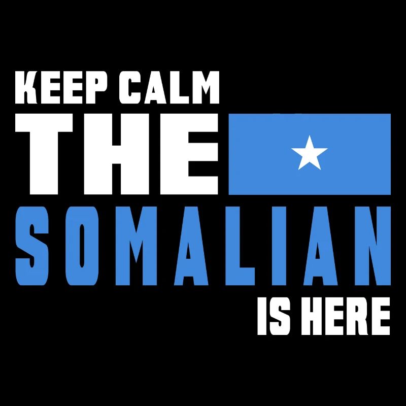 Keep Calm Somalia Flaggen Design