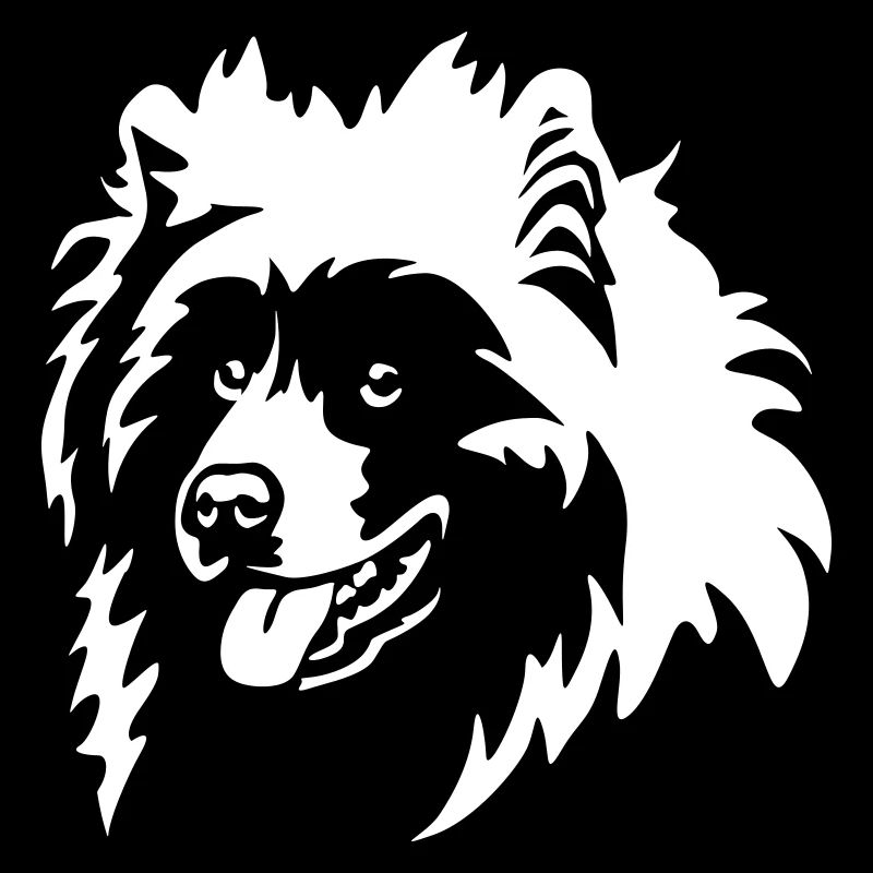 Samoyed Head "Black Edition"