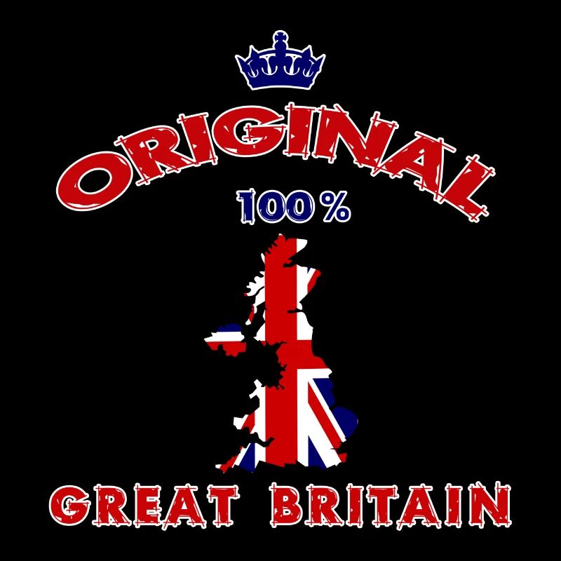 Design original 100 % drapeaux de Grande-Bretagne.