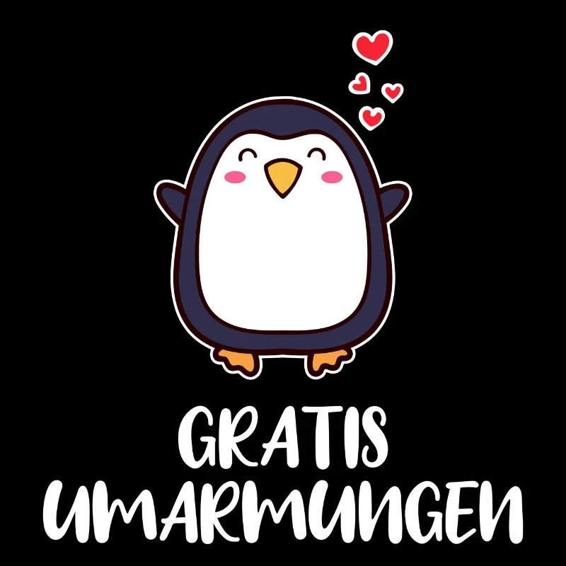 Süß Pinguin Statement Herz Tier Vogel Arktis