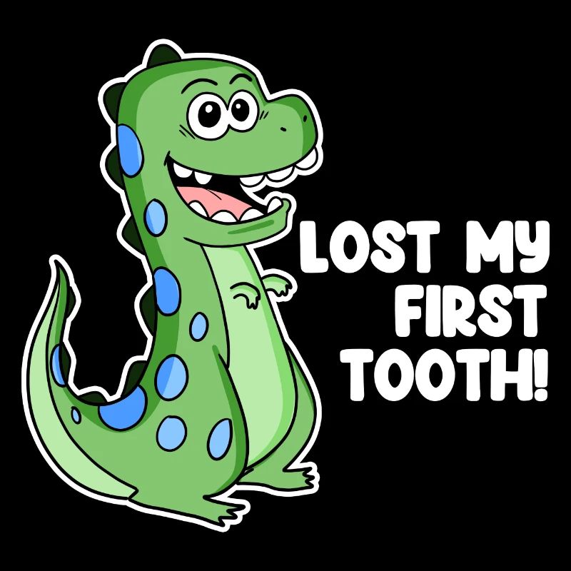 Dino Tooth Gap Dent de lait pour tout-petits