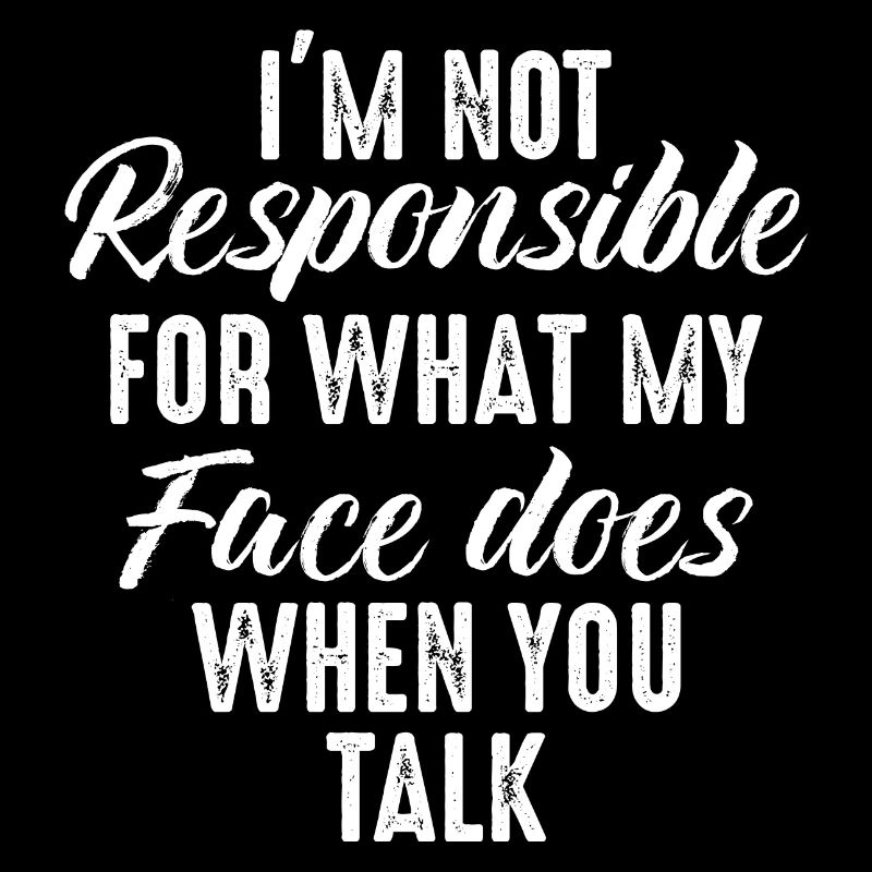 Visage non responsable quand vous parlez