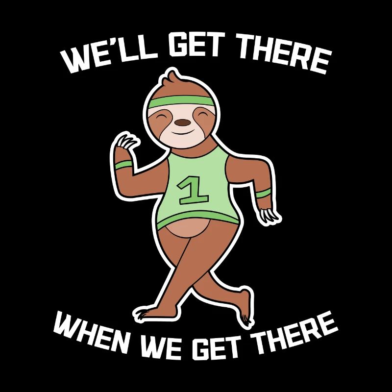 Cool Faultier Tier Statement Säugetier Zoo Langsam