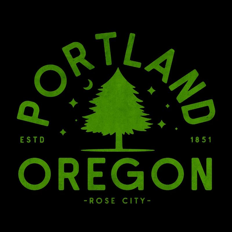 Portland Green Tree Logo