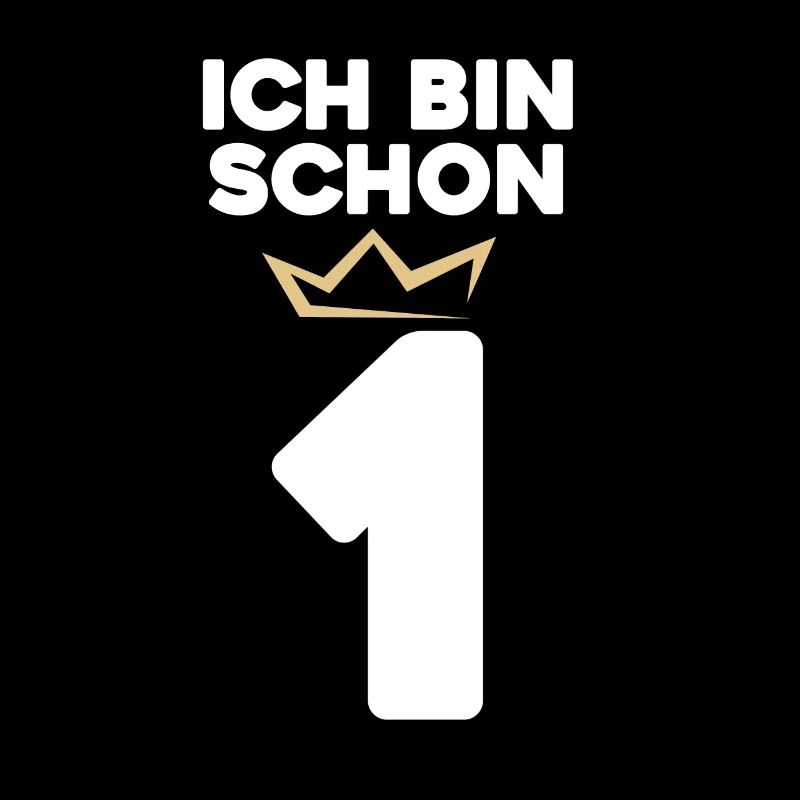1 Geburtstag - 1 Jahre mit Krone