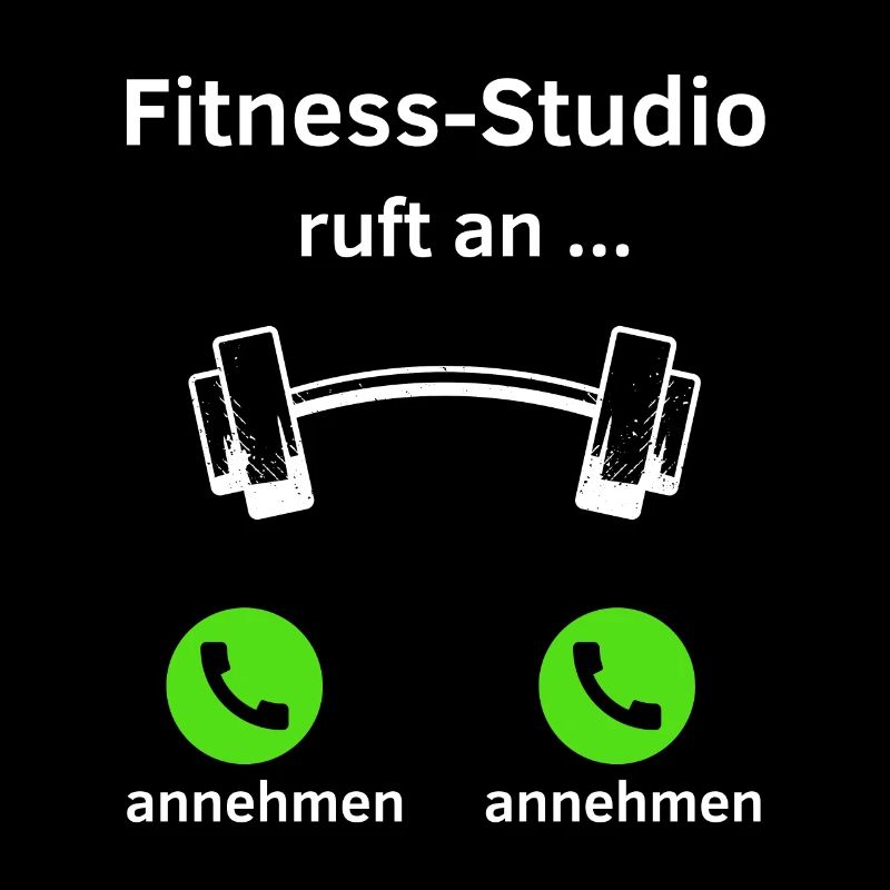 Fitness Studio ruft an - annehmen oder annehmen?
