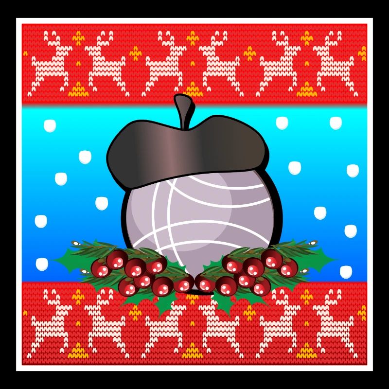 Frohe Weihnachten - WINTER Petanque - BOULE