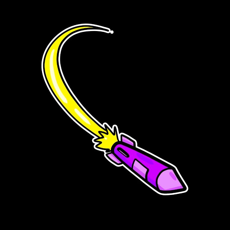 Fusée violette