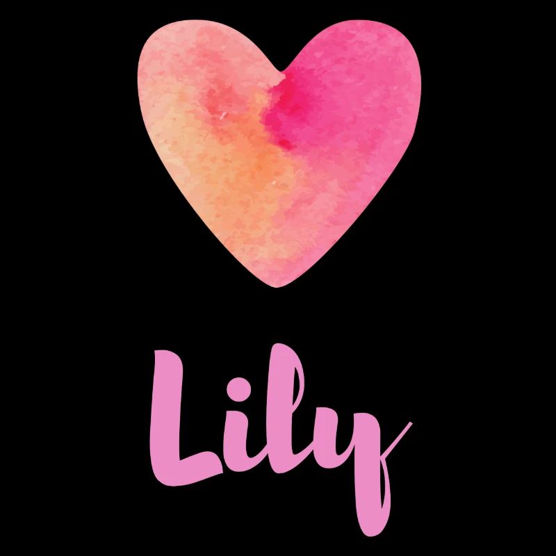 Lily Rosa Herz Mädchen Pastel Aesthetic Tee