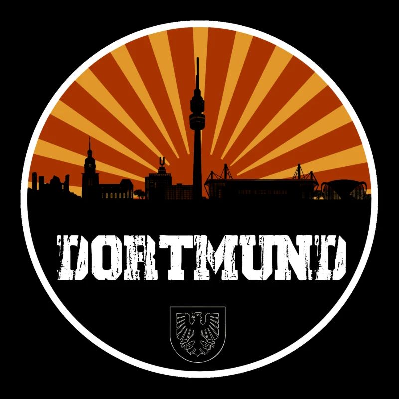 Dortmund Skyline Rétro