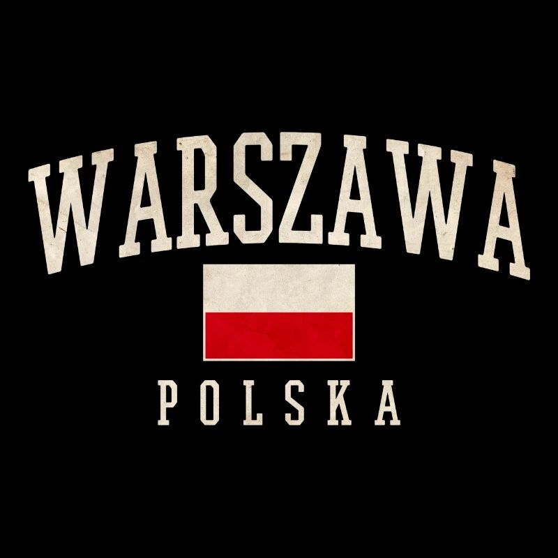 Varsovie Pologne Drapeau Style