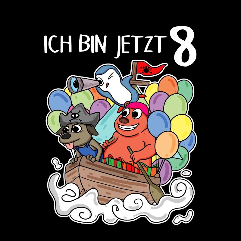 8 Geburtstag Piratenschiff Kindergeburtstag