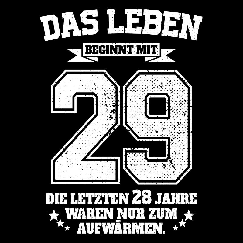 29. Geburtstag Geschenk Das Leben Beginnt Mit 29