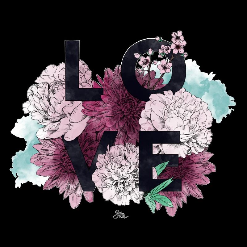 Amour et Fleurs en Rose