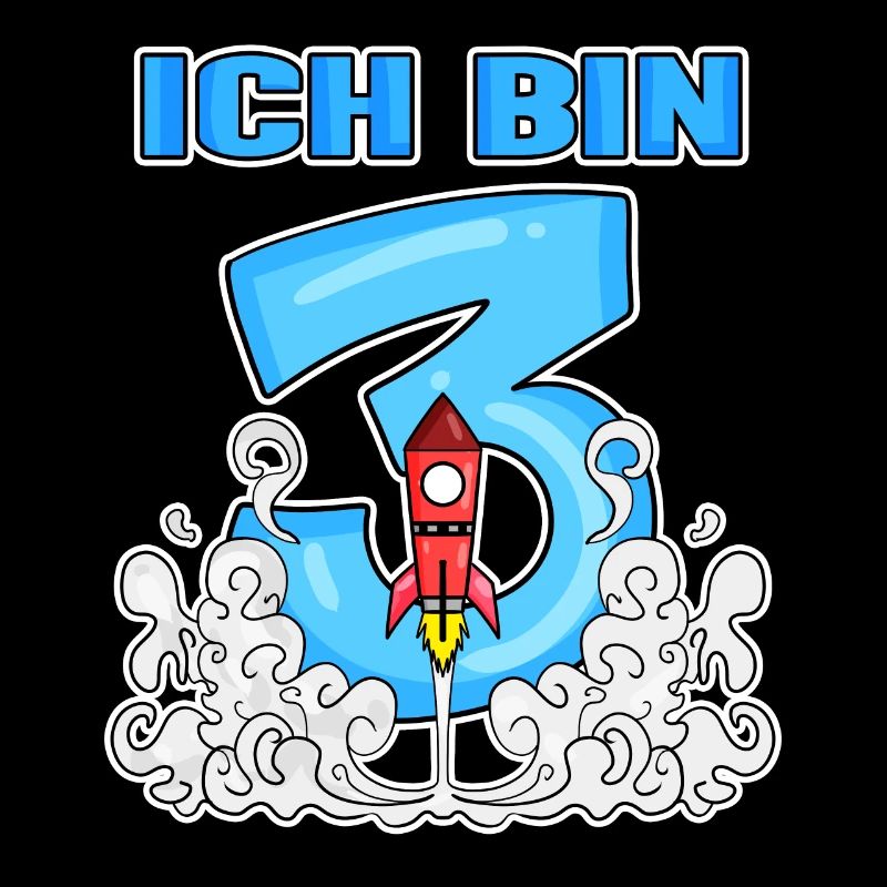 3 Geburtstag Junge Astronaut - Drei Jahre