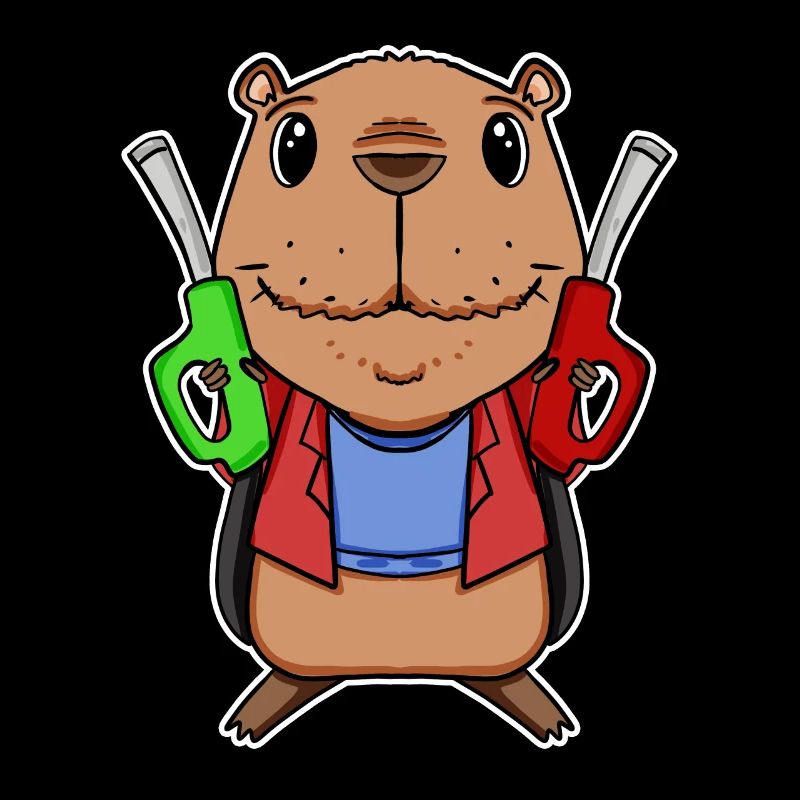 Capybara Capybara Pompiste