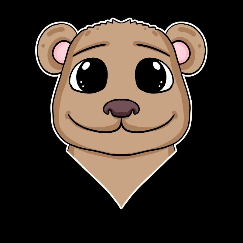 Tête d’animal d’ours Tête d’animal