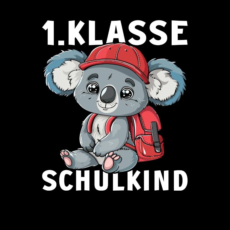 Koalabär Koala 1 Klasse Einschulung Erstklässler