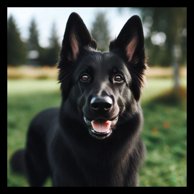 Schwarzer Deutscher Schäferhund