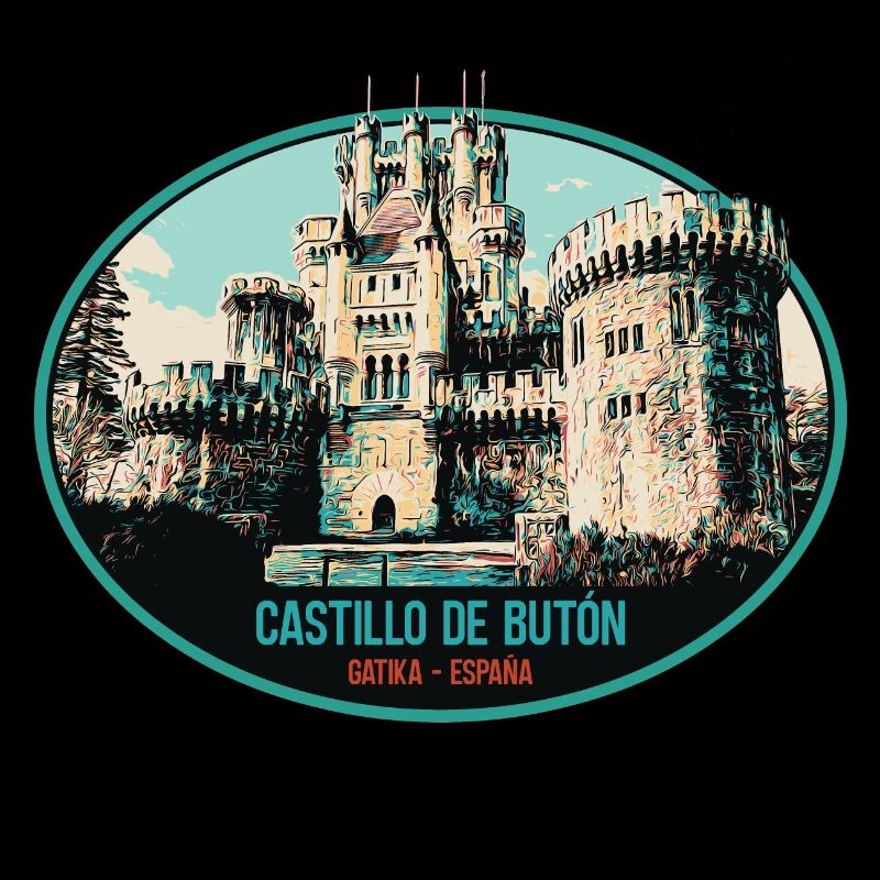 Illustration Chateau Butrón, Spain
