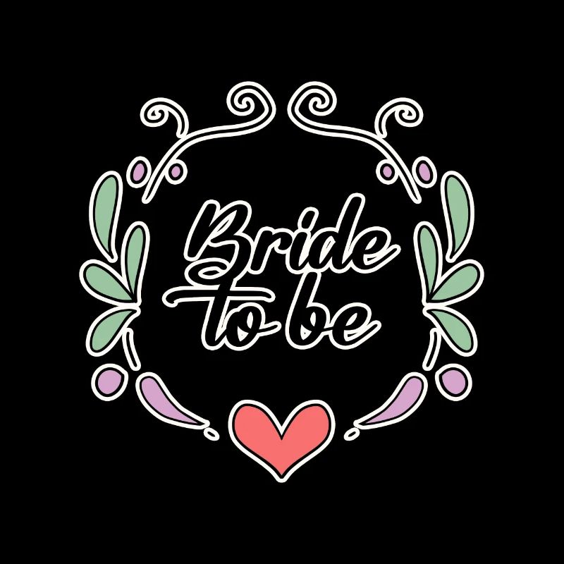 Motif de dicton de mariée