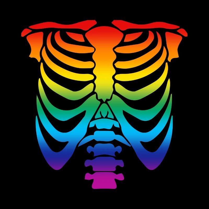 rainbow skeleton - rainbow skeleton