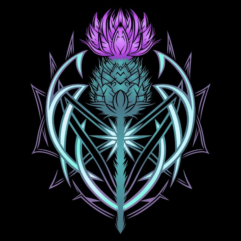Thistle Shield Celtic Knots Thistle Lover